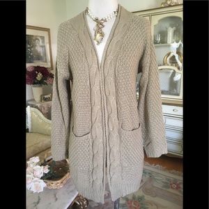 Grecerelle open front cardigan size M. C:122